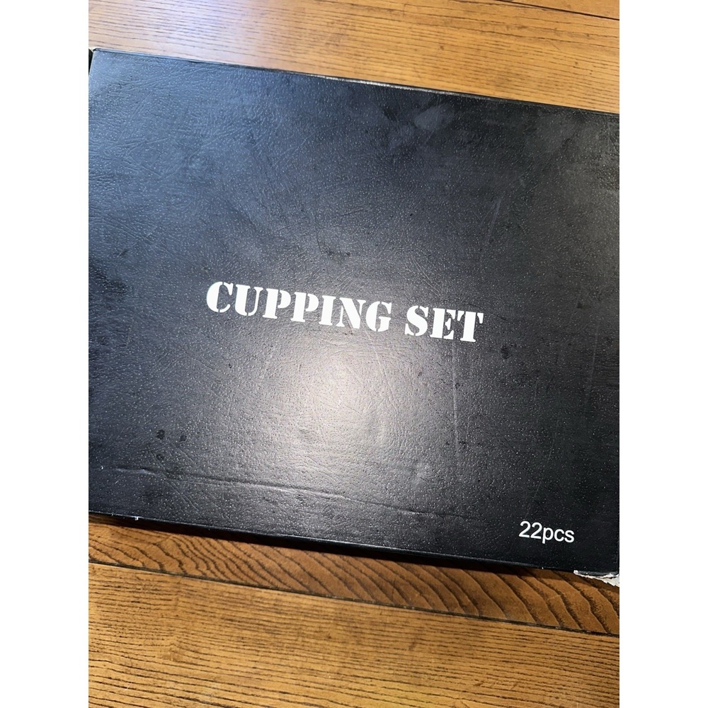 Cupping Therapy Set Professional Chinese 22 Piece Set aprox. Open Box New